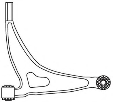 FRAP 3423 Track Control Arm